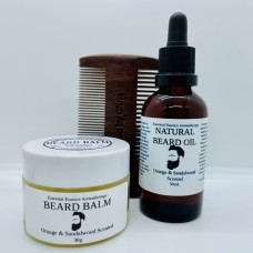 Beard Balm & Oil Gift Pack - Orange & Sandalwood